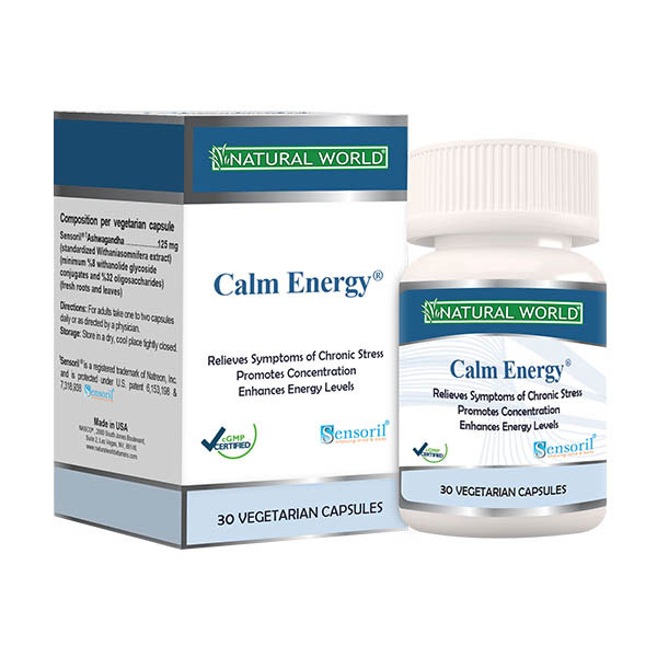 Calm-Energy.jpg کپسول کالم انرژی نچرال ورلد 30 عددی - Image 2